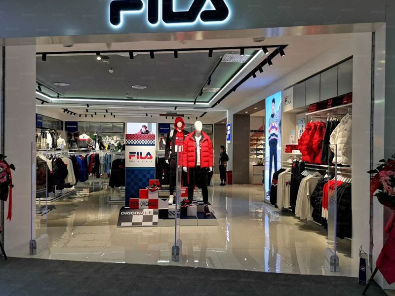 The FILA clothing brand store installs the AM9800 sound and magnetic anti-theft device